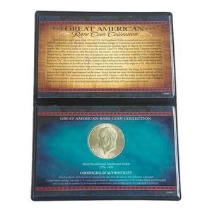 Great American Rare Coin Collection: Silver Bicentennial Eisenhower Dollar
